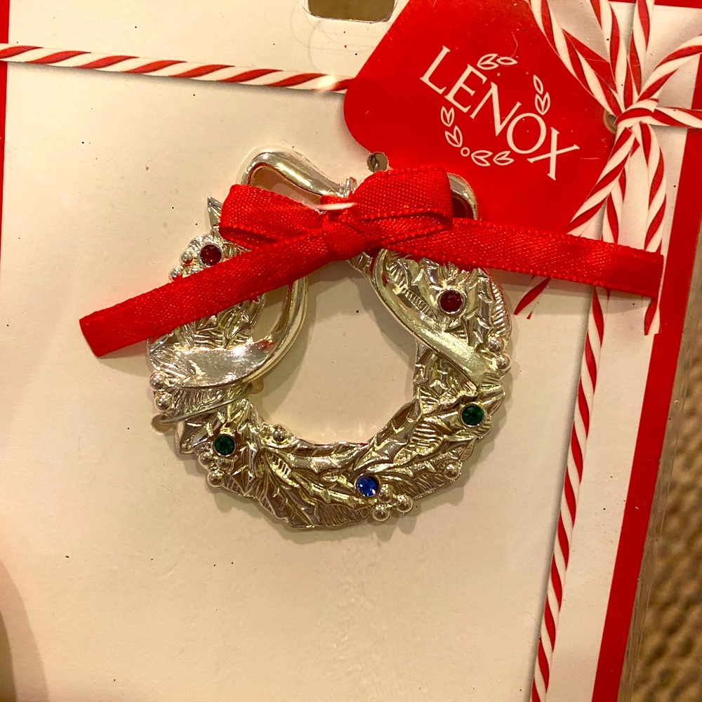 Lenox wreath ornament